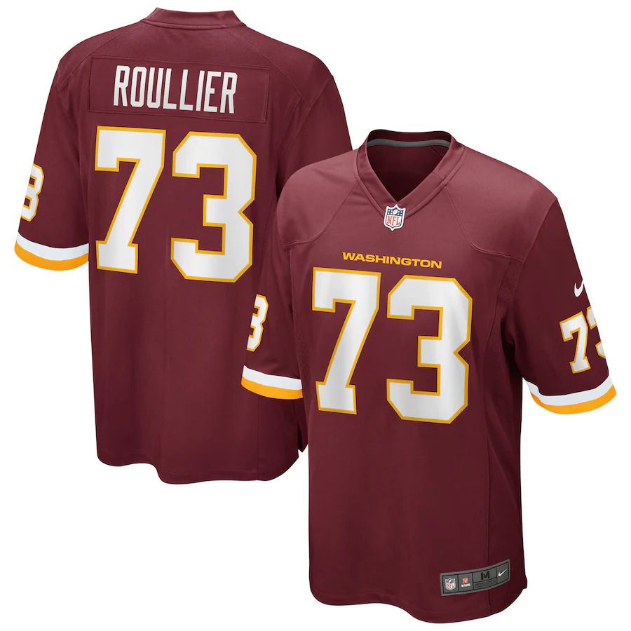 Men Washington Redskins #73 Chase Roullier Nike Burgundy Game Player NFL Jersey->washington redskins->NFL Jersey